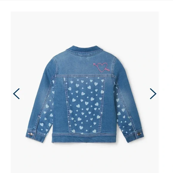 Hayley heart denim jacket size 6 excellent condition - Picture 3 of 4